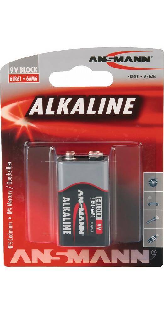 ANSMANN Batterie 9 V 6LP3146-E Block 550 mAh 6LP3146 4922