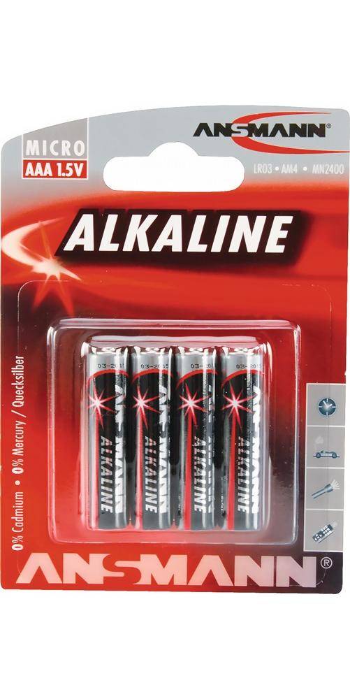 ANSMANN Batterie 1,5 V AAA-AM4-Micro 1200 mAh LR03 4903