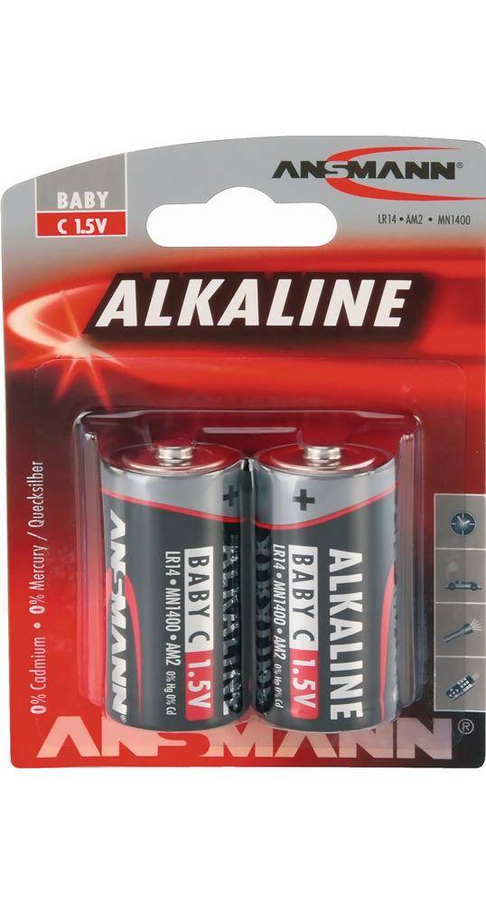 ANSMANN Batterie 1,5 V C-AM2-Baby 7000 mAh LR14 4914