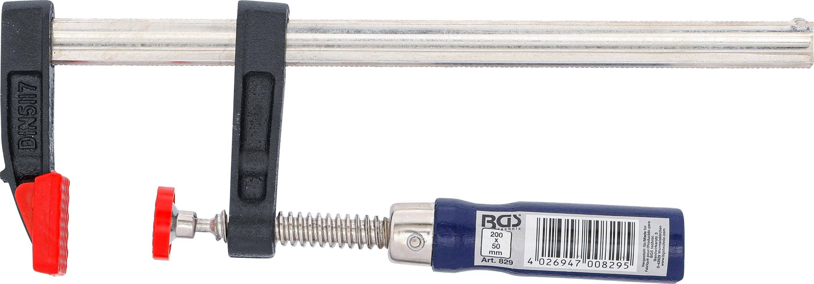 BGS technic Schraubzwinge | 200 x 50 mm