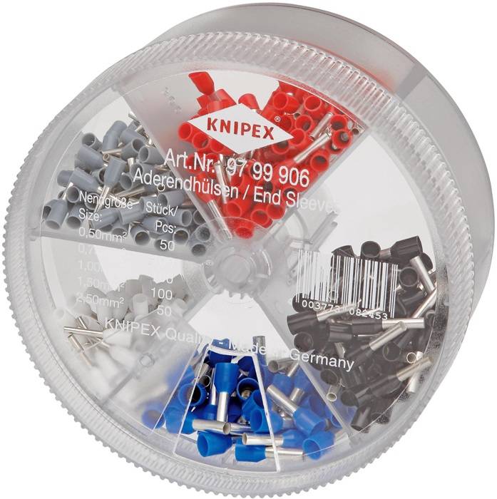 Runder Plastikbehälter mit der Aufschrift 