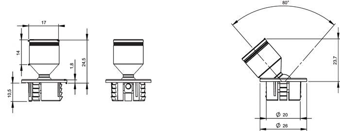 Einbauleuchte FlexSpot schwarz 12 V 1,3 W emotion L&S…