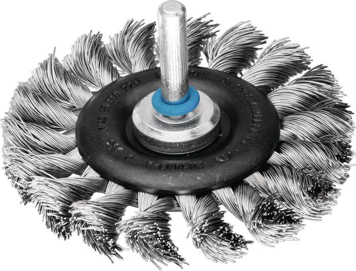 Rundbürste RBG 7012/6 INOX 0,35 D.76mm 6mm Drahtstärke 0,35mm VA 12mm 25000min-¹