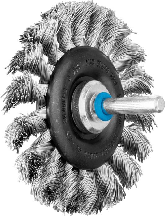 Rundbürste RBG 7012/6 INOX 0,35 D.76mm 6mm Drahtstärke 0,35mm VA 12mm 25000min-¹