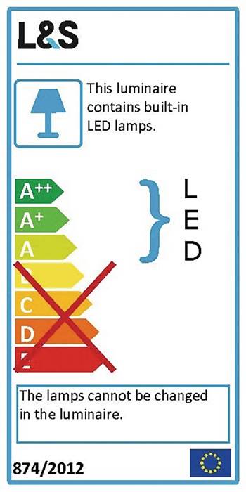 Bettanbauleuchte Space Light Neutralweiß 12 V 0,9 W Rahmenfarbe VA L&S