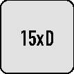 Tieflochspiralbohrer DIN 1869/1 Typ W D.3,3mm HSS-E Reihe 1 DORMER
