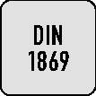 Tieflochspiralbohrer DIN 1869/2 Typ W D.10,5mm HSS-E Reihe 2 DORMER