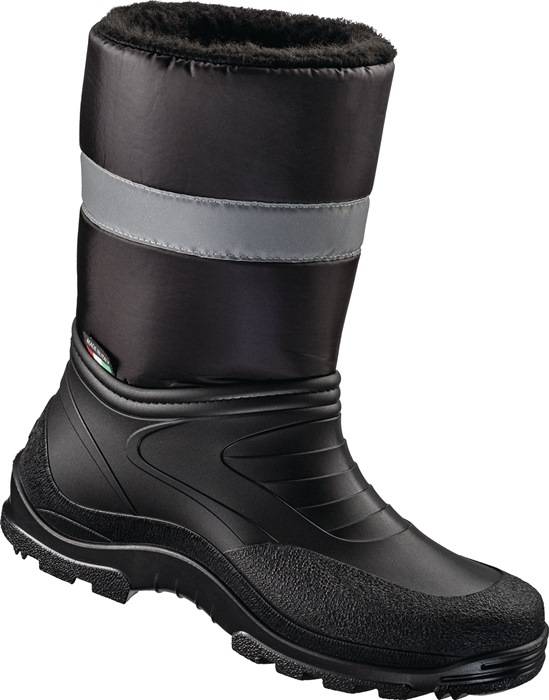 Winterschlupfstiefel Skagen Gr.45 schwarz PVC/Nyl.m.Reflexstreifen