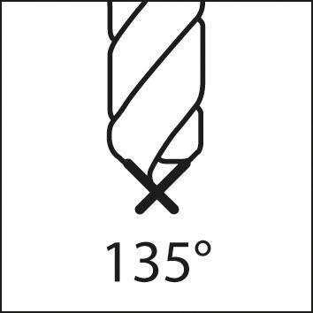 Kurzbohrer HSS DIN1897N 2,0mm 135G Typ N 2,5xD A0222.0 TiN Tip Dormer