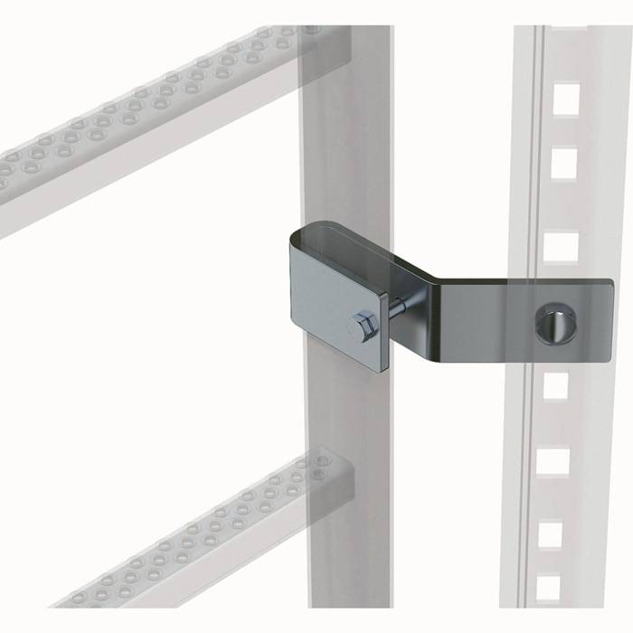 Schienenbefestigung f.Holme 58x25mm G.0,4kg VA Zarges