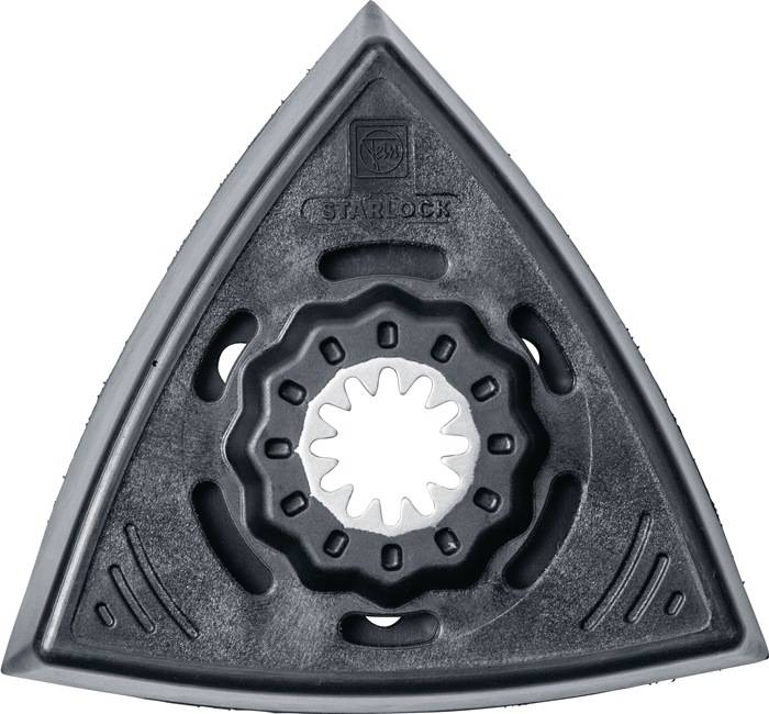 Schleifplattenset Dreieck gel.Starlock 2-tlg.FEIN