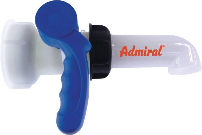 IBC Klappenhahn m.Auslaufstutzen IG ADMIRAL