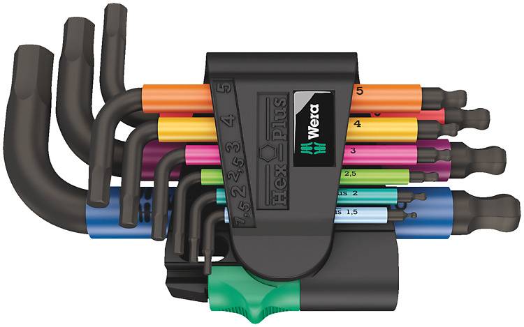 Wera 950/9 Hex-Plus - Inbusschlüssel-Set - 9 Stücke