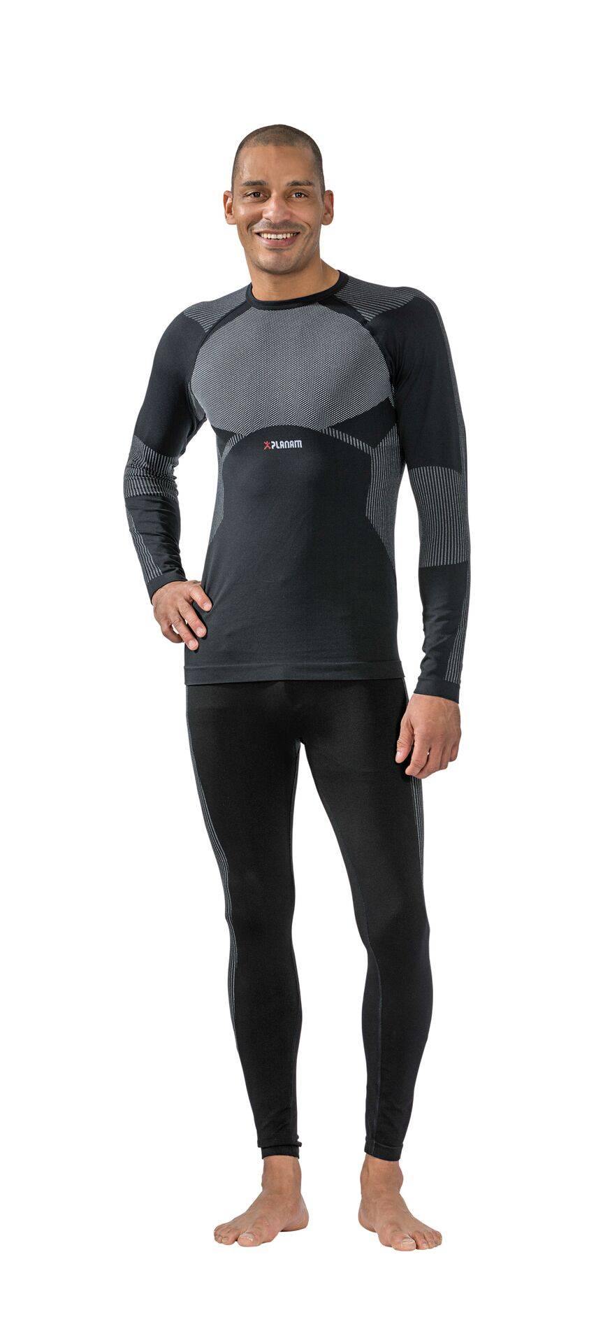 Funktionsunterwäsche Set Fit schwarz Größe XXL/XXXL