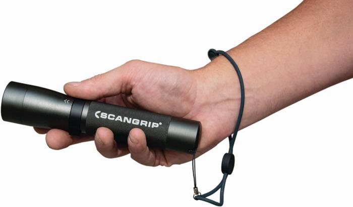 LED-Taschenlampe FLASH 600 R 600 lm Li-Ion 150m SCANGRIP