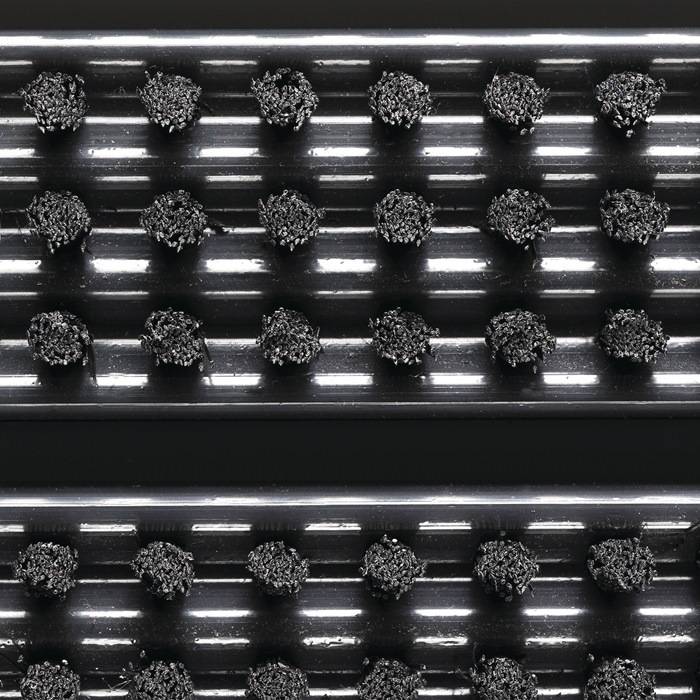 Fußmatte schwarz PP L385xB590xS22mm