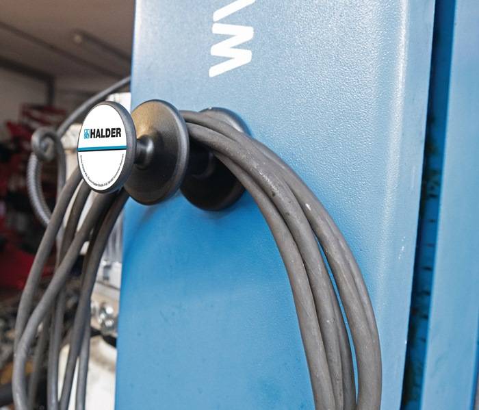 Magnethalter D.65mm schwarz HALDER