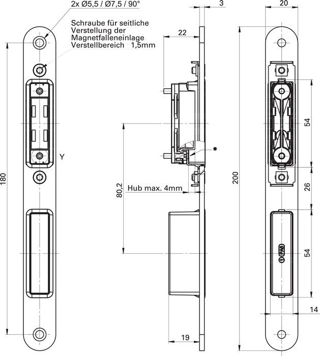 ZT-Einsteckschl.MG 50 SET BB 24/ 55/72/8mm DIN L/R VA rd SSF