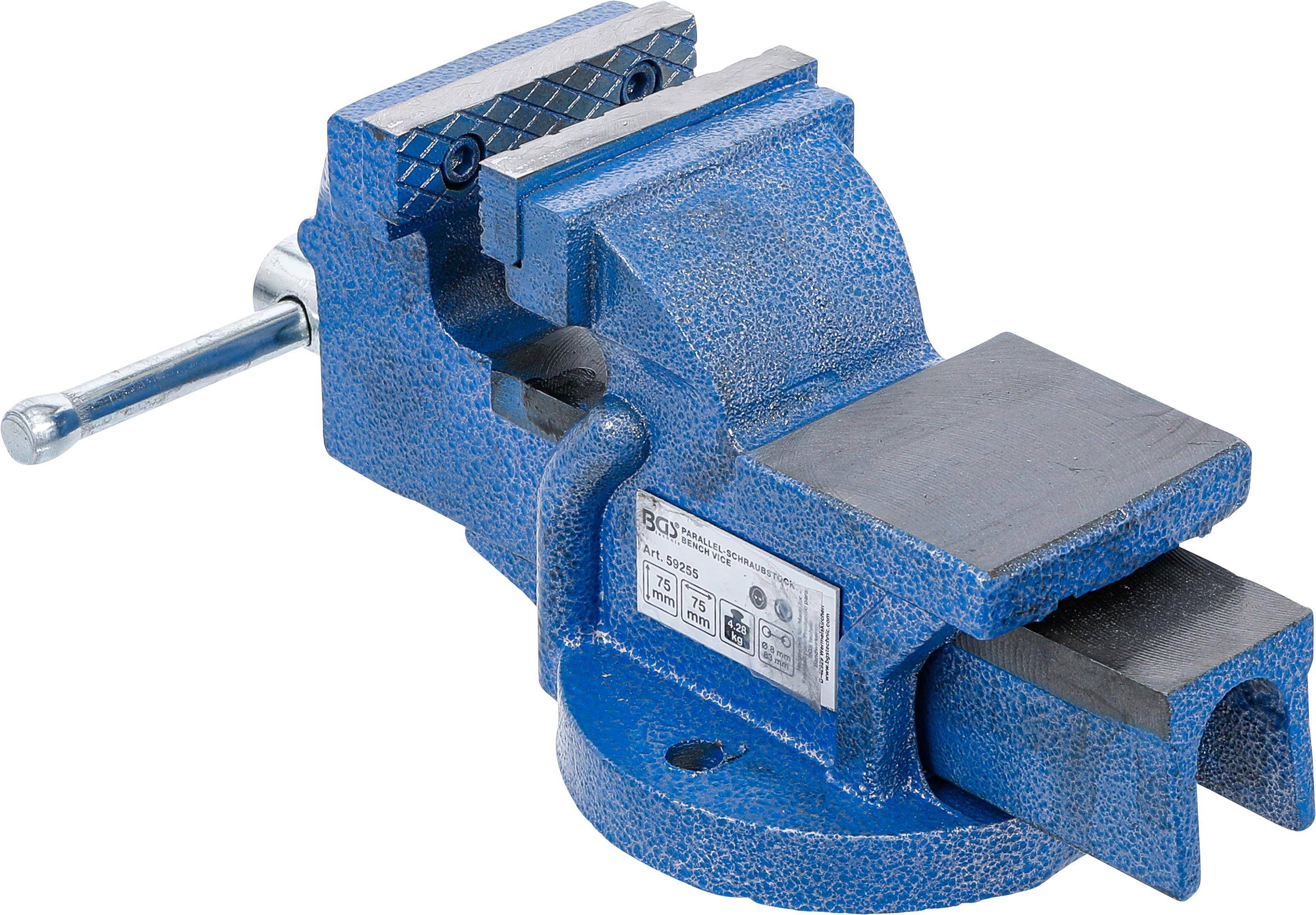 BGS technic Parallel-Schraubstock | 75 mm Spannbacken