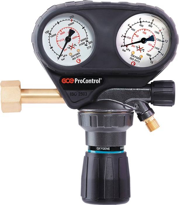 Flaschendruckminderer ProControl Sauerstoff 200bar 1-stufig GCE