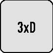 Kühlkanalbohrer Force X DIN 6537K Typ CTW R45712.1 D.12,1mm HM TiAlN Zyl.schaft