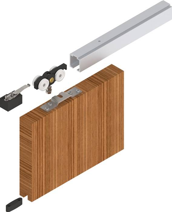 Schiebetürsystem 140 140kg HLT ab 30mm Kompletts.HELM