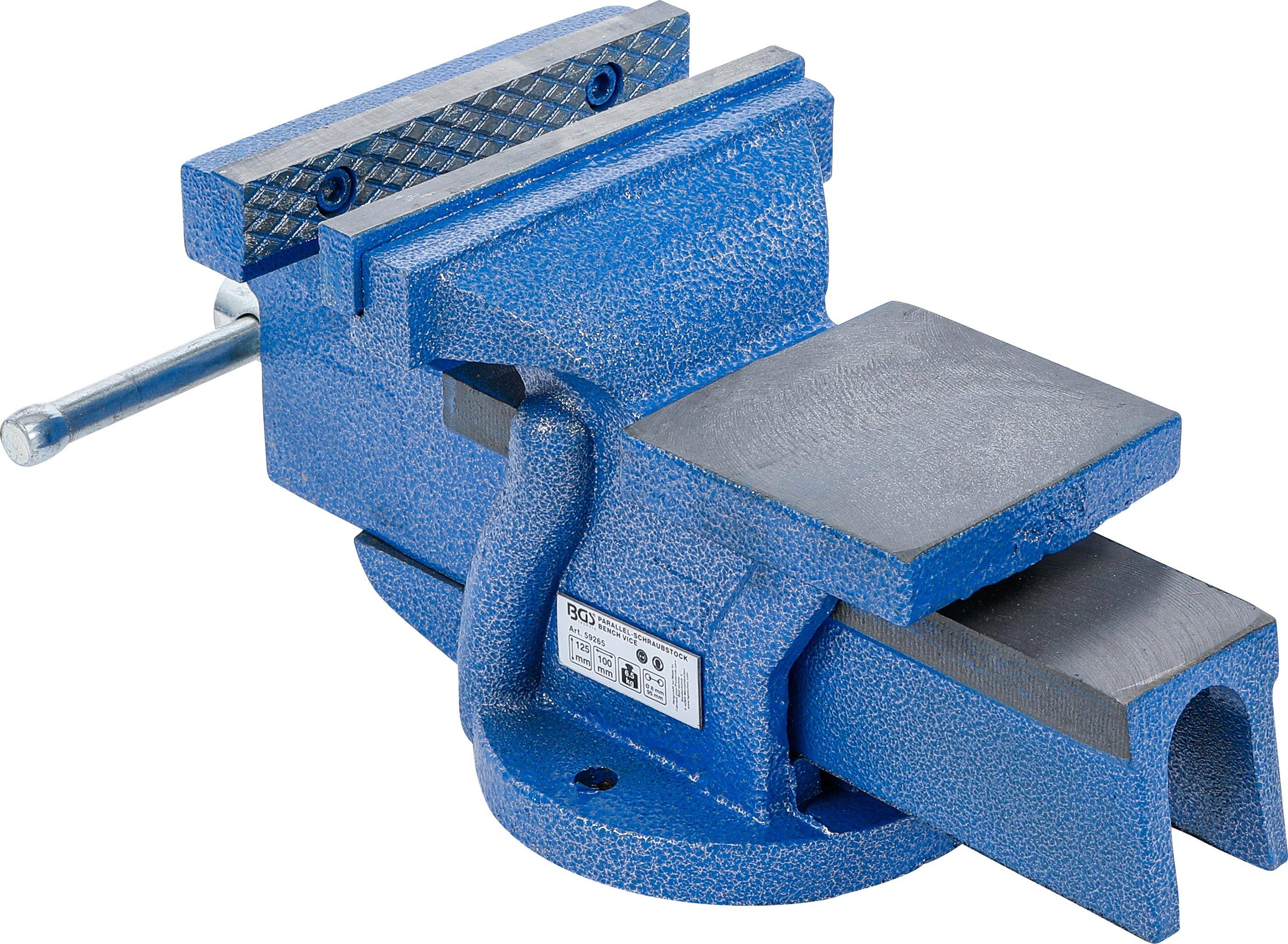 BGS technic Parallel-Schraubstock | 125 mm Spannbacken