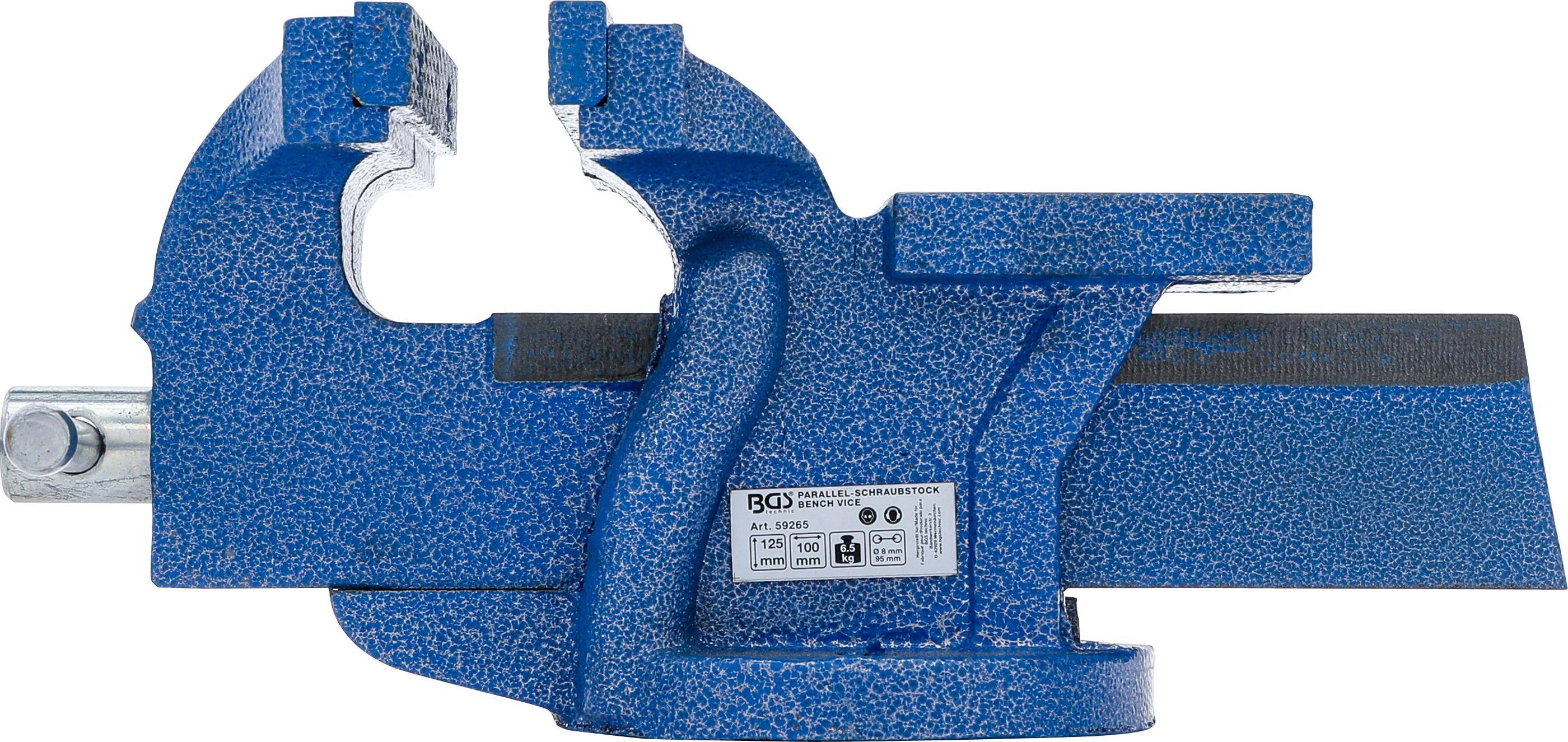 BGS technic Parallel-Schraubstock | 125 mm Spannbacken