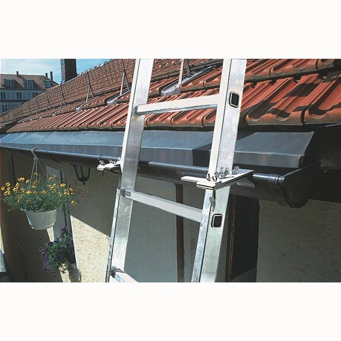 Fixierung f.Dachleiter an Dachrinne Stahl verz. 2 St. Zarges