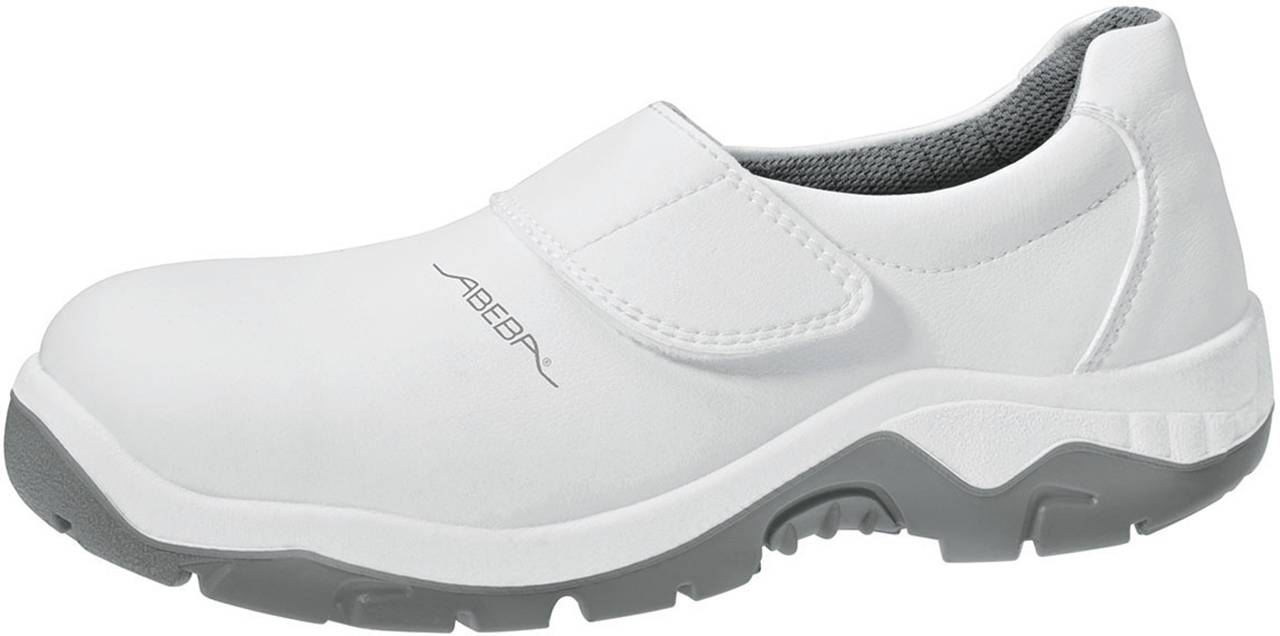 Slipper weiß - 47, 2130 Sicherheitsschuhe anatom Damen / Herren, S2