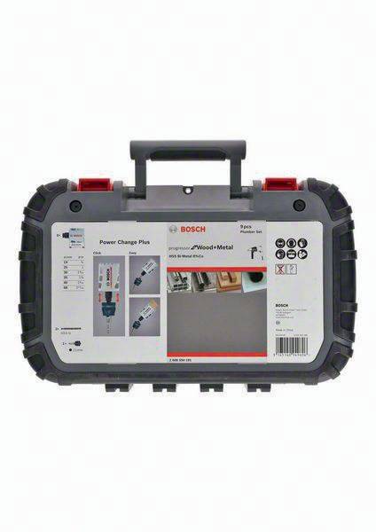 Lochsägen-Set Progressor for Wood+Metal 9-tlg.19-68mm Schnitt-T.40mm Bi-Metall