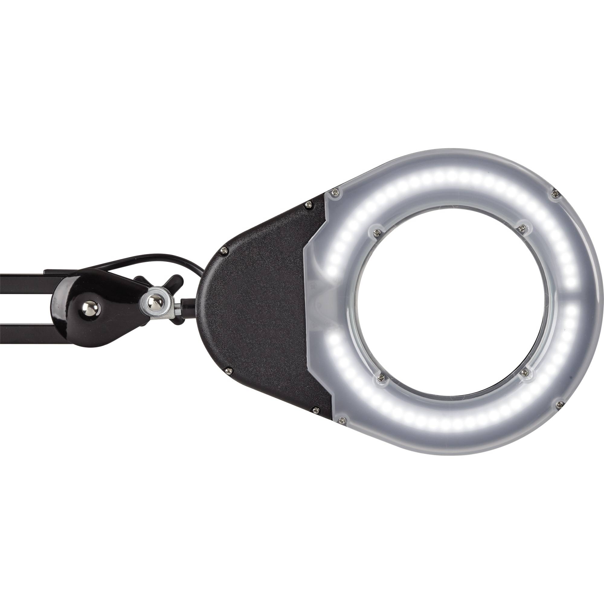 Maul LED-Lupenleuchte MAULviso 8263490 mit Klemmfuß sw