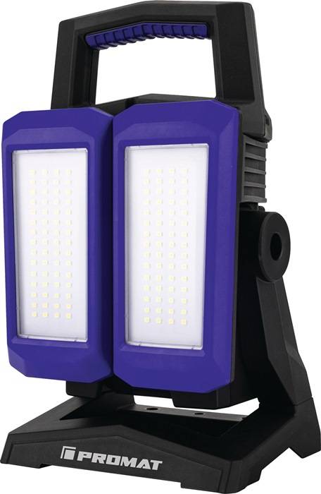 LED-Strahler 50 W 800-4500 lm Li-Ion 5200 mAh 14,8 V IP54 PROMAT…