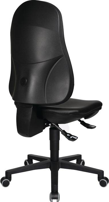Arbeitsdrehstuhl Point 70 Rl.Kunstlederpolster schwarz