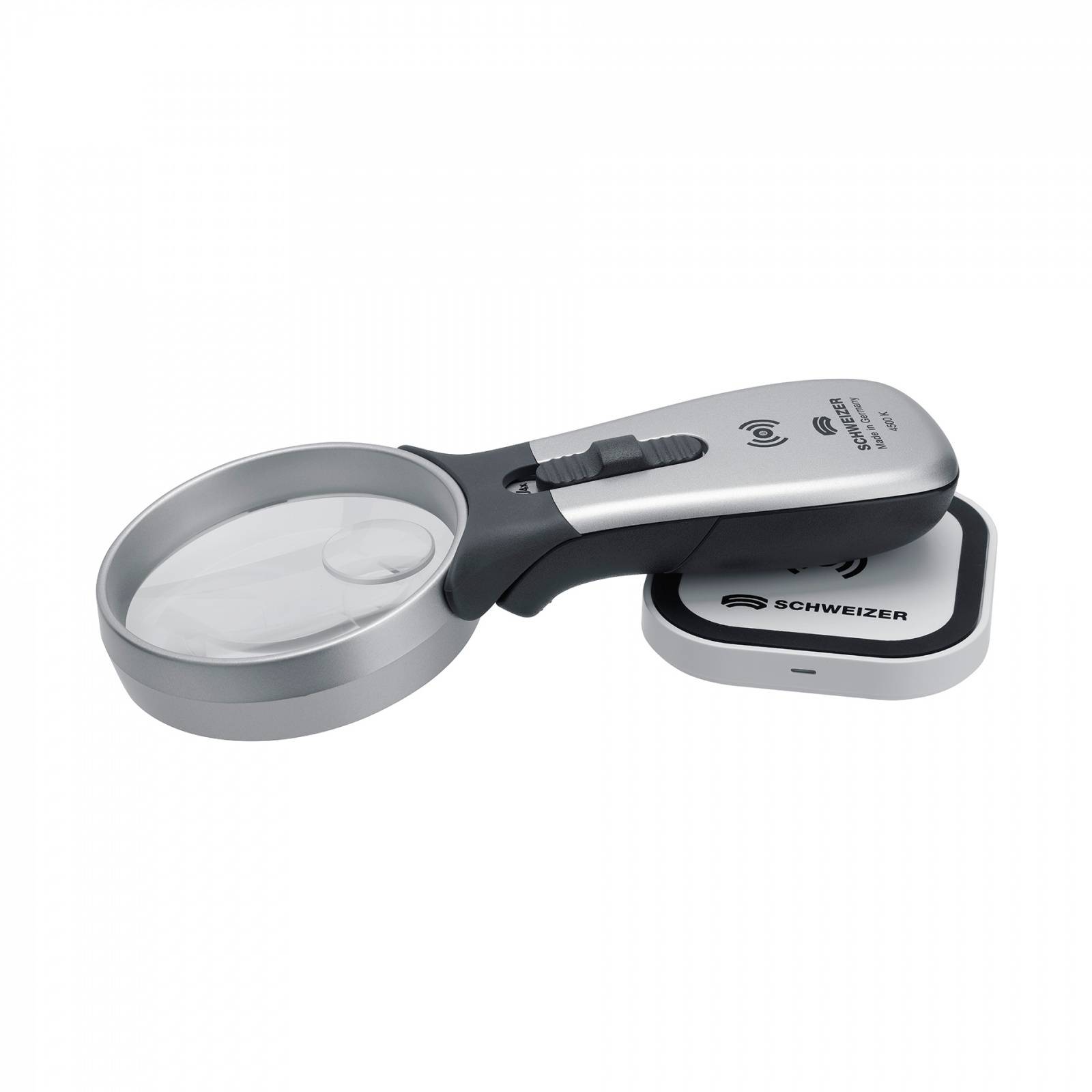 SCHWEIZER Set Tech-Line INDUKTION 4500K 2 x / 4 x ; Ø 70 / Ø 22,8 mm, bifokal, bikonvex 