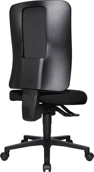 Bürodrehstuhl m.Synchrontechnik schwarz/schwarz 460-560mm Trgf.110kg TOPSTAR