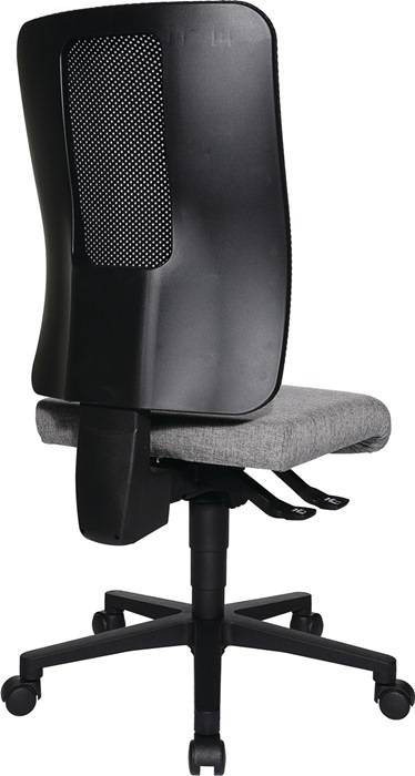 Bürodrehstuhl m.Synchrontechnik schwarz/hellgrau 460-560mm Trgf.110kg TOPSTAR