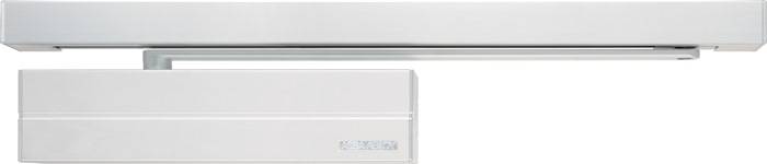 Gleitschienentürschließerset DC 700/ G 195 weiß 9016 EN 3-6 Normalausführung