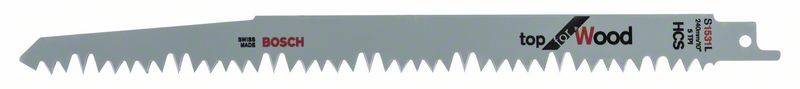 Bosch Säbelsägeblatt S 1531 L, Top for Wood, 100er-Pack