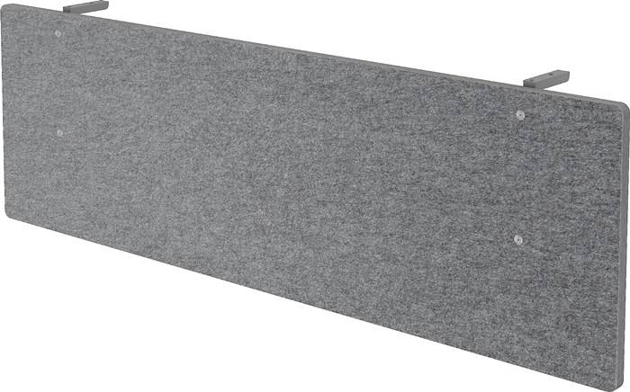 Akustik-Knieraumblende z.Mont.unter dem Schreibtisch graumeliert B1595xH500mm