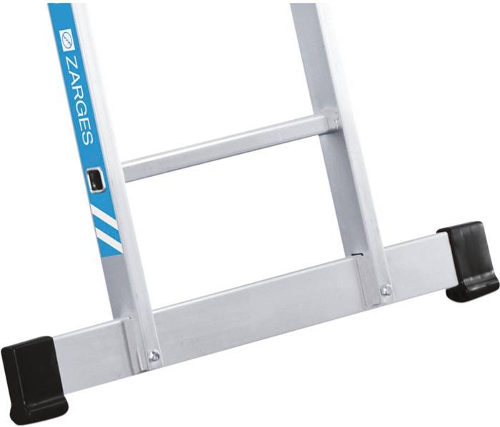 Sprossen-Anlegeleiter Stella L 24Sprossen L.6,98m Arbeits-H.7,7m G.16kg Zarges