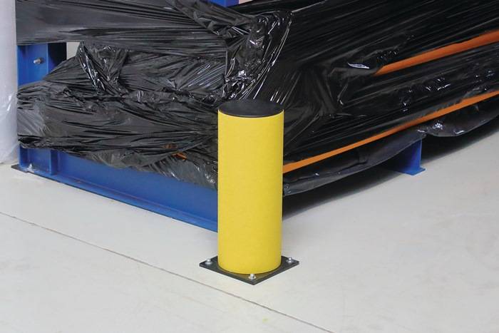 Rammschutzpoller Rohr-Ø200xH500mm gelb z.Aufdübeln PE DANCOP