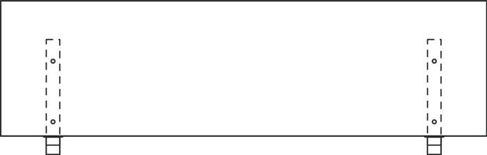 Akustikwand o.Rahmen graumeliert B1795xH500mm