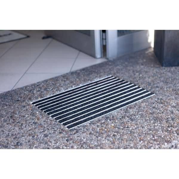 Schmutzfangmatte Eazycare Vilt anthrazit 118,5x78,5cm aluminium