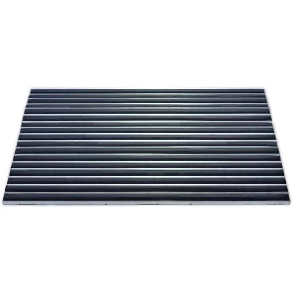 Schmutzfangmatte Eazycare Rub schwarz 78,5x58,5cm aluminium