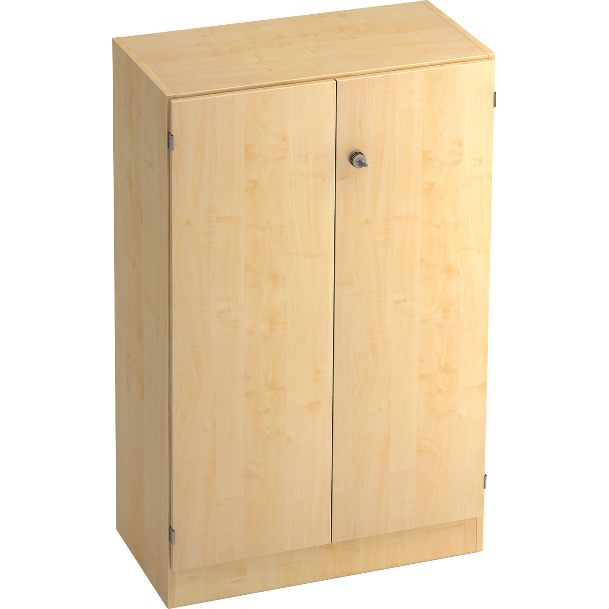 Schrank Solid 3OH BxTxH 80x42x127cm Griff SG Ahorn/Ahorn