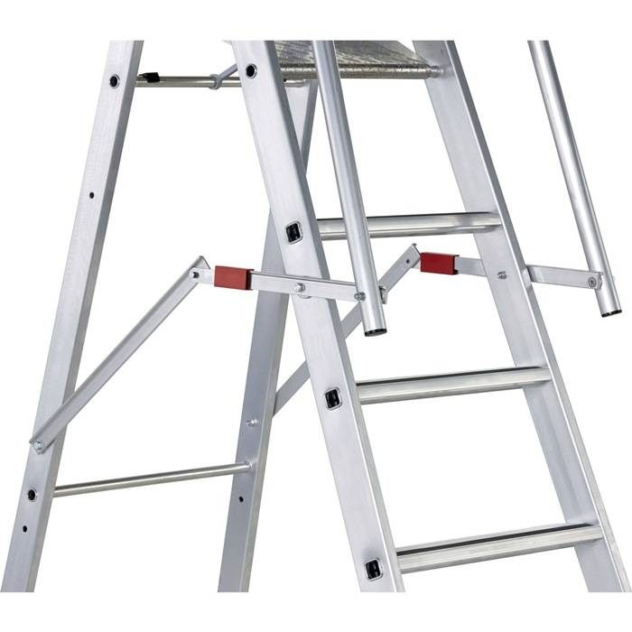 Stufenleiter ZAP Safemaster S 9Stufen L.3,33m Arbeits-H.4,34m G.20,4kg Zarges