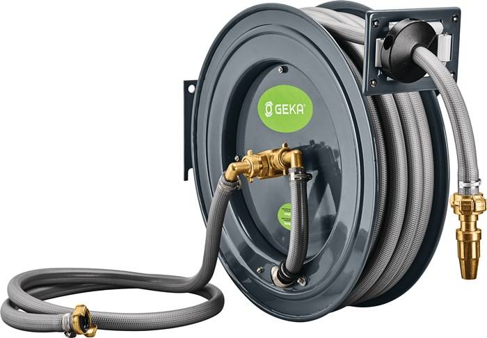 Schlauchaufroller PA20SK Anschl.-Gew.33,25mm G 1 AG Zoll pulv.STA GEKA