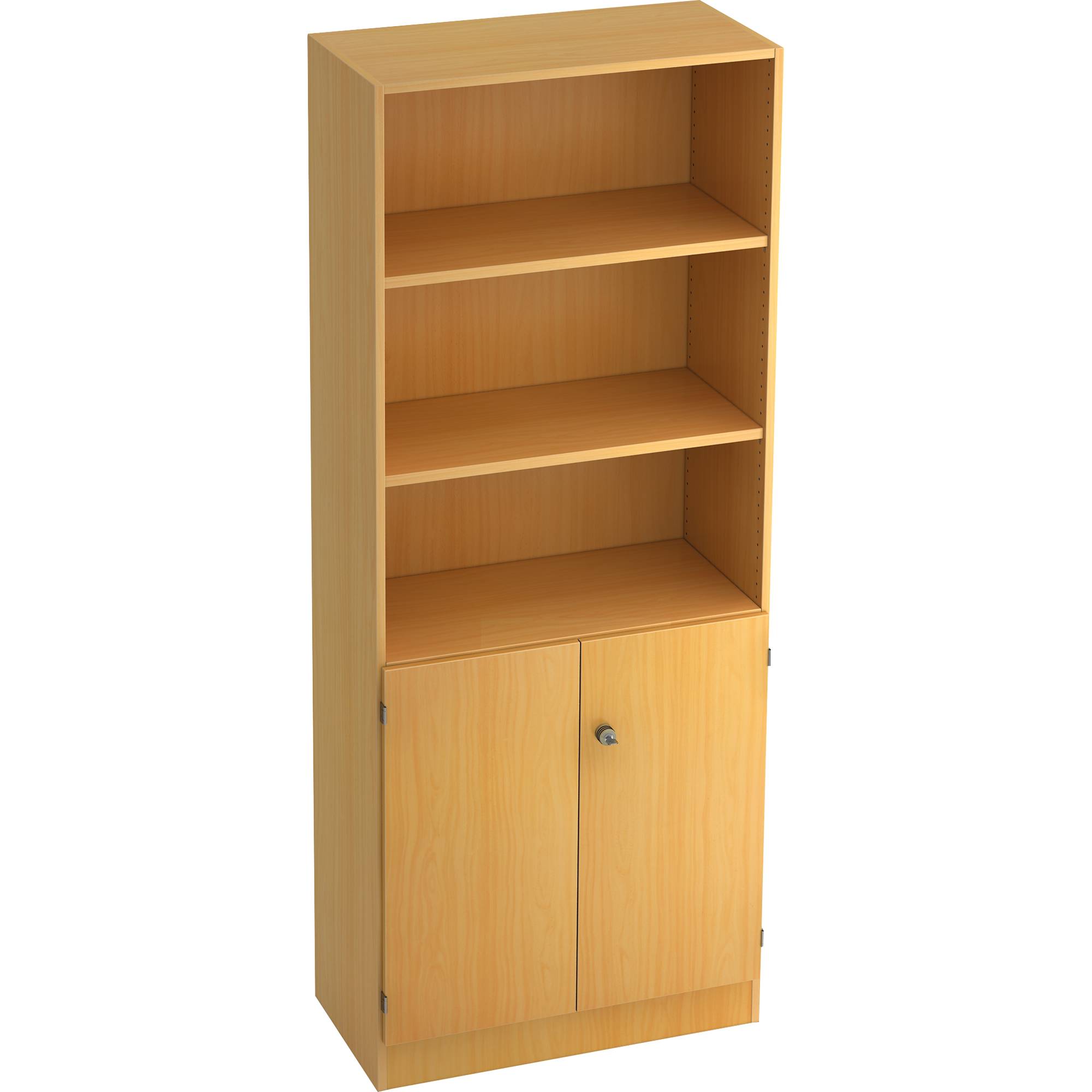 Hammerbacher Regalschrank Solid V6770/6/6/SG 5OH buche/buche