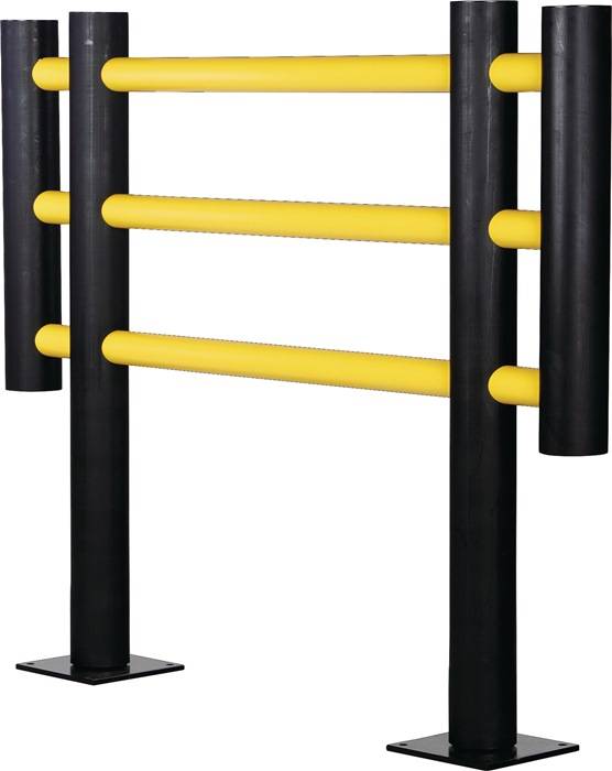 Maschinenschutzgitter H1200xB1500mm gelb z.Aufdübeln Ku.